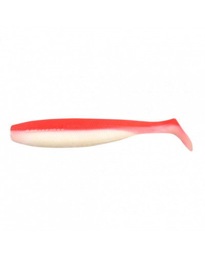 Виброхвост Yaman PRO Sharky Shad, р.4,5 inch, цвет #27 - Red White  (уп 5 шт.) YP-SS45-27