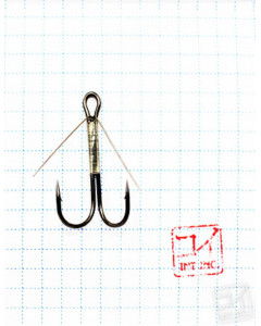 Крючок Koi Weedless Double Hook № 8 , BN, двойник незацепляйка (5 шт.) KH2325-8BN