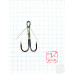 Крючок Koi Weedless Double Hook № 8 , BN, двойник незацепляйка (5 шт.) KH2325-8BN