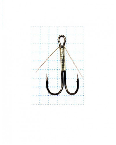 Крючок Koi Weedless Double Hook № 8 , BN, двойник незацепляйка (5 шт.) KH2325-8BN