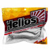 Виброхвост Helios Chubby 3,55"/9 см, цвет White & Sparkles 5 шт HS-4-002