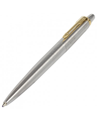 Ручка шариковая Parker Jotter Core Stainless Steel GT с позолотой 1953182