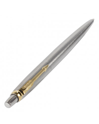 Ручка шариковая Parker Jotter Core Stainless Steel GT с позолотой 1953182