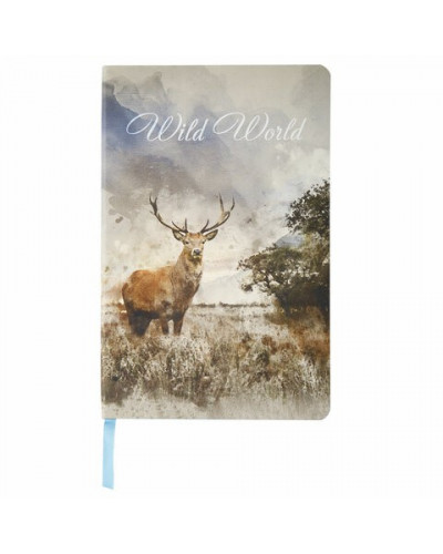 Ежедневник недатированный А5 Brauberg Vista Wild World 136 листов 112027