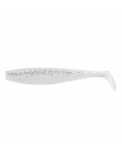 Виброхвост Helios Trofey 5.5"/14 см, цвет White & Sparkles 4 шт HS-25-002