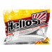 Виброхвост Helios Trofey 5.5"/14 см, цвет White & Sparkles 4 шт HS-25-002