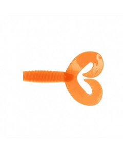 Твистер Helios Credo Double Tail 2,95"/7,5 см, цвет Orange 7 шт HS-12-024