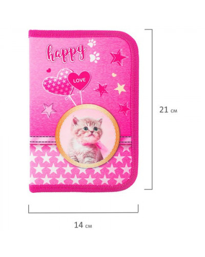 Пенал Brauberg Happy Kitten 270308