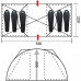 Палатка Helios Bora-6 (HS-2371-6 GO)