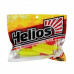 Твистер Helios Long Hybrid 3,55"/9,0 см, цвет Acid lemon & Red 7 шт HS-15-029