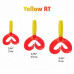 Твистер Helios Credo Double Tail 1,96"/5 см, цвет Yellow RT 10 шт HS-27-038