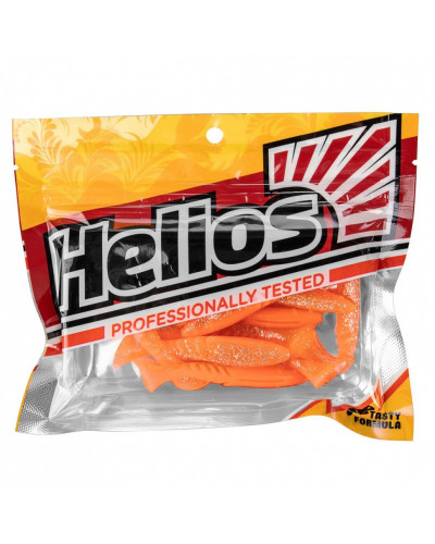 Виброхвост Helios Slash 2,64/6,7 см, цвет Orange & Sparkles 10 шт HS-19-022