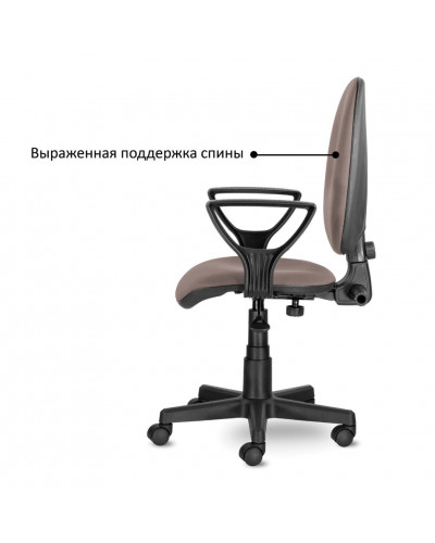 Кресло оператора Brabix Prestige Ergo MG-311 ткань, черно-синее 531876