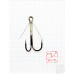 Крючок Koi Weedless Double Hook № 1/0 , BN, двойник незацепляйка (5 шт.) KH2325-1/0BN