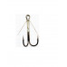 Крючок Koi Weedless Double Hook № 1/0 , BN, двойник незацепляйка (5 шт.) KH2325-1/0BN