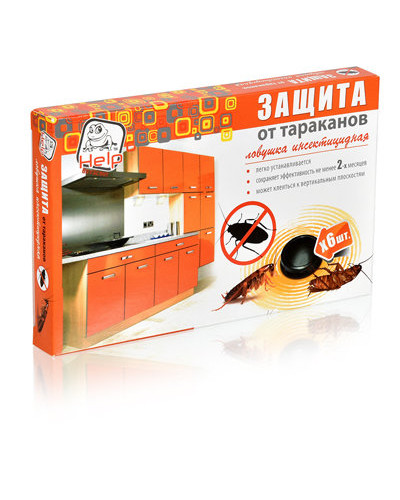 Пластиковые ловушки Help для тараканов 6 шт 80271