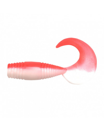 Твистер Yaman PRO Spry Tail, р.3 inch, цвет #27 - Red White (уп. 8 шт.) YP-ST3-27