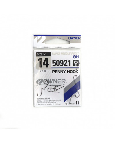 Крючок Owner Penny Hook BC №14 (11 шт)