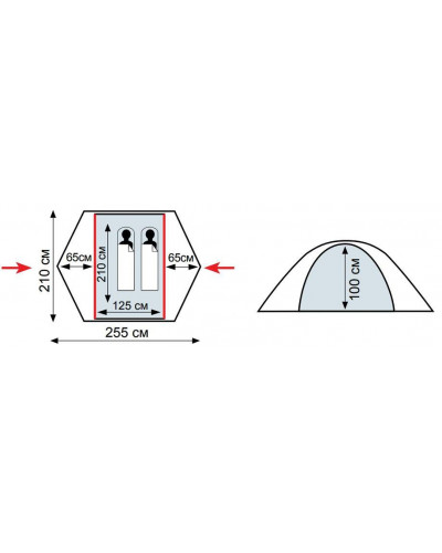 Палатка Tramp Cloud 2 Si cloud