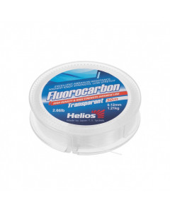 Леска флюорокарбон Helios Fluorocarbon 0,12мм 50м Transparent HS-FCT 12/50