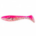 Виброхвост Helios Slash 2,64"/6,7 см, цвет Silver Sparkles & Pink 10 шт HS-19-035