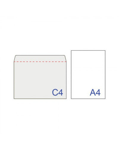 Конверты почтовые С4 отрывная лента, 25 шт