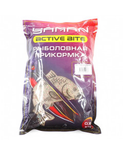 Прикормка Yaman Active Bite Лещ (жареные семечки), цв. микс, 900 г Y-AB-06