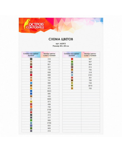 Алмазная мозаика 40х50 см Остров Сокровищ Попугаи без подрамника 662413