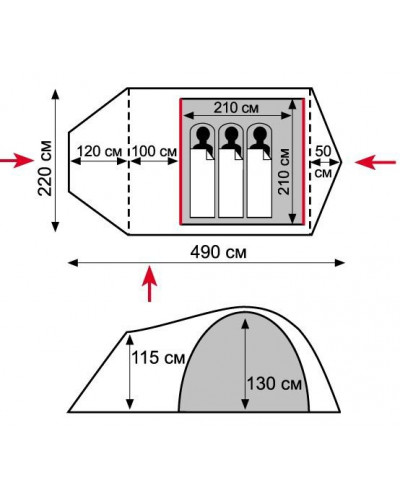 Палатка Tramp Lite Twister 3