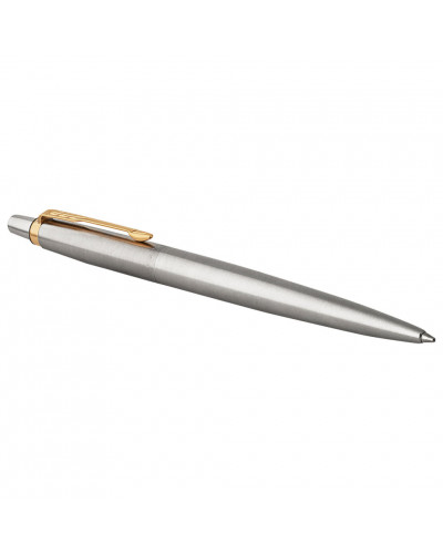 Ручка гелевая Parker Jotter Stainless Steel GT с позолотой 2020647