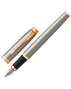 Ручка перьевая Parker IM Core Brushed Metal GT 1931649