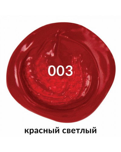 Краска акриловая художественная флакон 250 мл красная светлая 191707