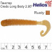 Твистер Helios Credo Long Body 2,95"/7,5 см, цвет Rusty 12 шт HS-9-004