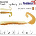 Твистер Helios Credo Long Body 2,95"/7,5 см, цвет Rusty & White 12 шт HS-9-005