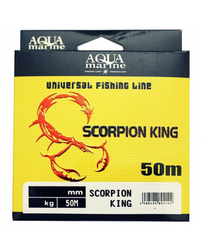 Леска YGK Scorpion King 2.0 / 0,233мм 50м (4,81 кг) прозрачная 1813352