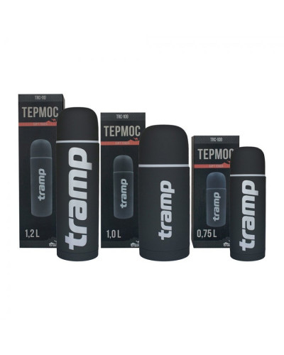 Термос Tramp Soft Touch 1 л серый TRC-109