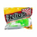 Твистер Helios Credo Double Tail 1,96"/5 см, цвет White & Green 10 шт HS-27-016