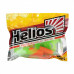 Твистер Helios Credo Double Tail 2,95"/7,5 см, цвет Orange & Green 7 шт HS-12-025