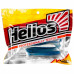 Виброхвост Helios Catcher 3,55"/9 см, цвет Blue Sparkles & White 5 шт HS-2-026