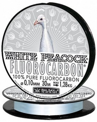 Леска Balsax White Peacock Fluorocarbon 30м 0,20