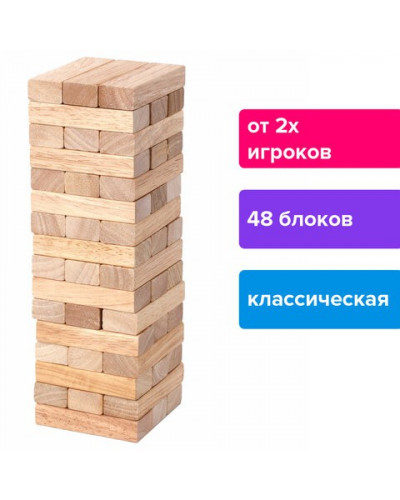 Игра настольная Золотая Сказка Башня 662294