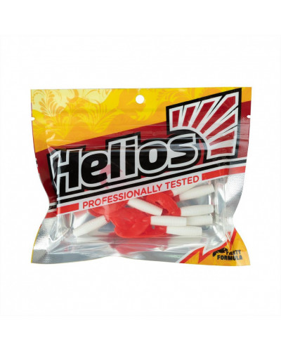 Твистер Helios Credo Double Tail 3,54"/9 см, цвет White RT 5 шт HS-28/1-003