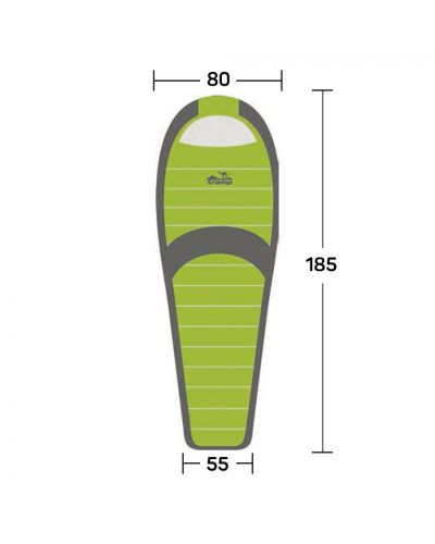 Спальный мешок Tramp Hiker Compact левый TRS-051C