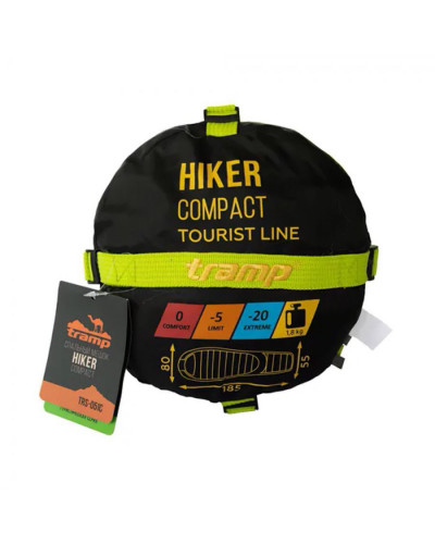 Спальный мешок Tramp Hiker Compact левый TRS-051C