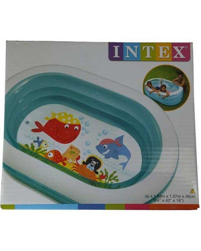 Бассейн надувной детский Intex (57482NP) 163х107х46 см