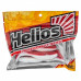 Виброхвост Helios Chubby 3,55"/9 см, цвет Red & White 5 шт HS-4-003