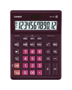 Калькулятор настольный Casio GR-12C-WR-W-EP 12 разрядов 250444