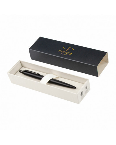 Ручка шариковая Parker "Jotter XL Monochrome Black BT", корпус черный, нерж. сталь, синяя, 143763