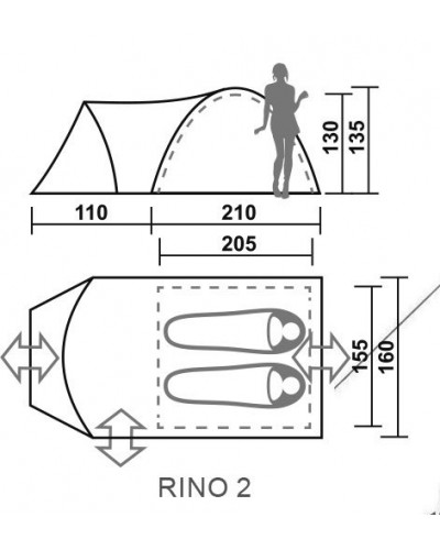 Палатка Canadian Camper Rino 2