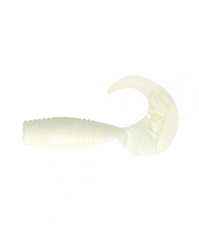 Твистер Yaman PRO Spry Tail, р.3 inch, цвет #01 - White (уп. 8 шт.) YP-ST3-01